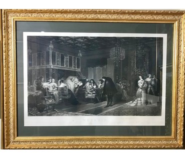 Francois Gerard. Гравюра "MAZARIN", XIX в. (артикул №558) - фото №2