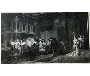Francois Gerard. Гравюра "MAZARIN", XIX в. (артикул №558) - фото №3