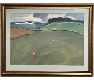 Кубарев В.Г. Бумага, акварель, гуашь. Размер 73х94,5 см. (артикул №616) - фото №1