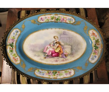 Фруктовница, Севр, начало XIX века. № 1858