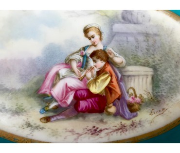 Фруктовница, Севр, начало XIX века. № 1858