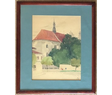 Бельский М.Л. Акварель, 1967 год. (артикул №641) - фото №4