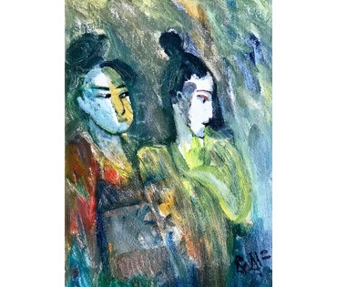 Акулов В.И. "Японские женщины", 2010 г. НЕТ В НАЛИЧИИ (артикул №662) - фото №2