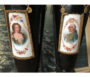 Пара консолей "Людовик XVI и маркиза де Монтеспан". Франция, к. XIX - н. XX вв. НЕТ в НАЛИЧИИ!!!