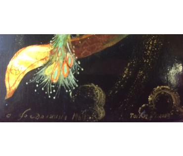 Шкатулка Федоскино подписная, авторская, 1964 год.
