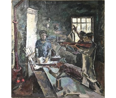 Малишевский А.А. " В тире", 1974 г. (артикул №768) - фото №1