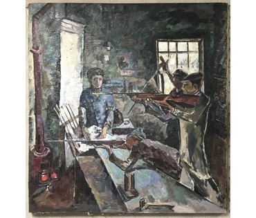 Малишевский А.А. " В тире", 1974 г. (артикул №768) - фото №2