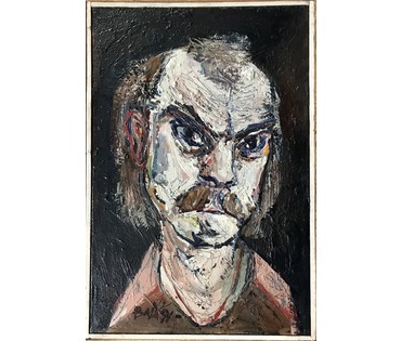 Акулов В.И. “Автопортрет”, 1991 г. НЕТ В НАЛИЧИИ (артикул №770) - фото №3