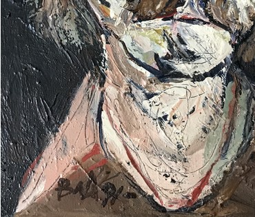 Акулов В.И. “Автопортрет”, 1991 г. НЕТ В НАЛИЧИИ (артикул №770) - фото №4
