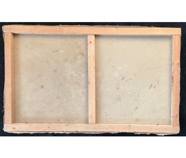 Акулов В.И. "Натюрморт с круглой бутылью", 1994 г. Холст, масло. Размер 60х100 см (артикул №776) - фото №5