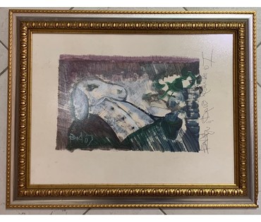 Акулов В.И. ”Бриз времени”, 2007 г. Смешанная техника письма, бумага. Размер 31х44 см. (артикул №793) - фото №1