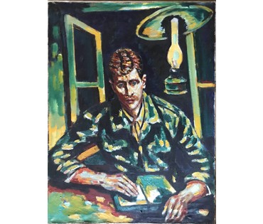 Кищенко А.М. "Юноша, читающий книгу", 1987 г. (артикул №807) - фото №2