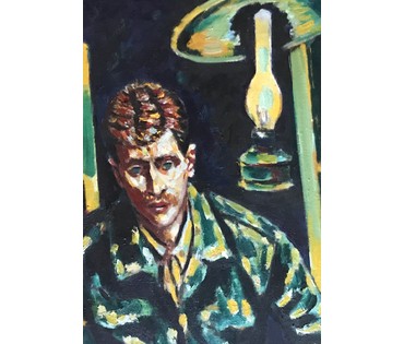 Кищенко А.М. "Юноша, читающий книгу", 1987 г. (артикул №807) - фото №3
