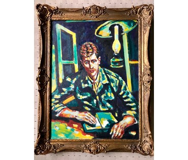 Кищенко А.М. "Юноша, читающий книгу", 1987 г. (артикул №807) - фото №7