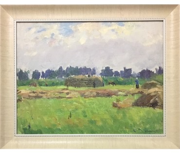 Дучиц Н.В. "Уборка сена", 1951 г. (артикул №811) - фото №1