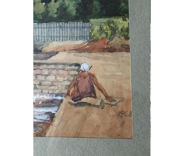 Зайцев Е.А. "Гурзуф", 1968 г. (артикул №834) - фото №2