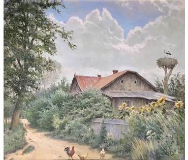 Егоров В.С. "Дом с подсолнухами", 1985 г. №839