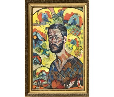 Кищенко А.М. "Портрет кинооператора Александра Абадовского", 1985 г. (артикул №864) - фото №1