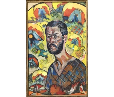 Кищенко А.М. "Портрет кинооператора Александра Абадовского", 1985 г. (артикул №864) - фото №3