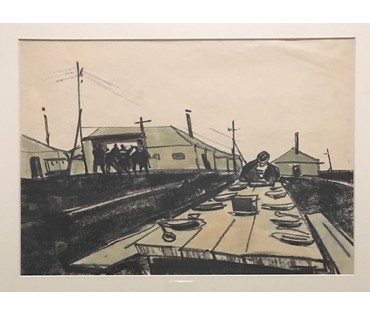 Кубарев В.Г. "Эскиз к кинофильму", XX в. НЕТ В НАЛИЧИИ (артикул №879) - фото №4