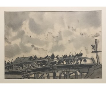 Кубарев В.Г. “Эскиз к кинофильму”, XX в. НЕТ В НАЛИЧИИ (артикул №880) - фото №2