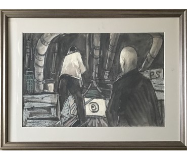 Кубарев В.Г. Эскиз "Стрельбище", 1963-1964 гг. НЕТ В НАЛИЧИИ (артикул №882) - фото №3
