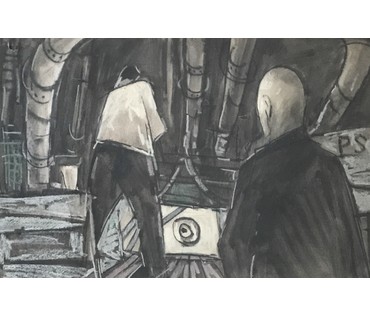 Кубарев В.Г. Эскиз "Стрельбище", 1963-1964 гг. НЕТ В НАЛИЧИИ (артикул №882) - фото №4