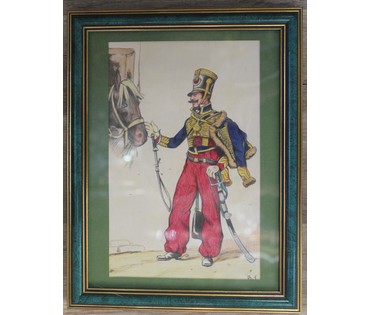 "Адъютант маршала в парадной форме 1812 года”. Франция, 1920-30-е гг. (артикул №911) - фото №1