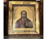 Господь Вседержитель. Россия, XIX в. Мельников А.С. Размер без киота 26,5х31 см., с киотом 36х40 см. (артикул №190) - фото №2