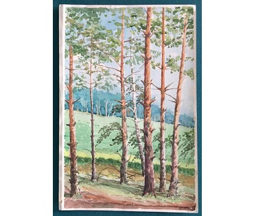 Зайцев Е.А. Картина, 1970-е годы. НЕТ в НАЛИЧИИ (артикул №942) - фото №1