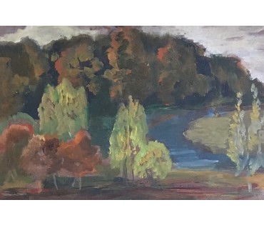 Сумарев В.Ф. - Заслуженный деятель искусств Беларуси. Картина, 1960 г. (артикул №945) - фото №2