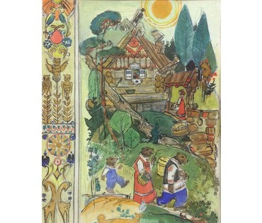 Рожков В.З. "Маша и медведи", XX в. (артикул №959) - фото №2