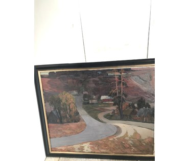 Плужник М.А. "Осень в Лососно", 1971 год (артикул №979) - фото №10