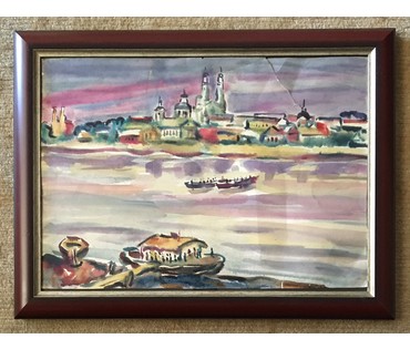 Звонков И.Г. Акварель. Размер 46х33 см. (артикул №997) - фото №2