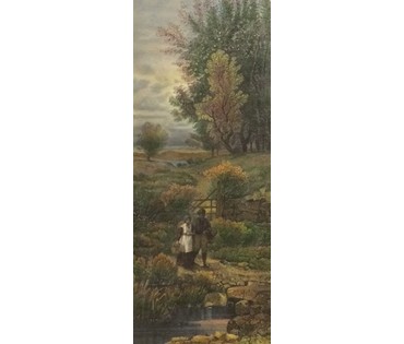 Rost C. Гравюра "Peaceful Eve", 1883 год НЕТ В НАЛИЧИИ (артикул №1044) - фото №4