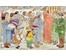 Китайская акварель «Под Новый Год население подносит подарки...», сер. ХХ в. (артикул №1064) - фото №1