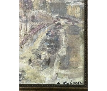 Майзельс Л.О. «Зимой. Москва», 1956 г. НЕТ В НАЛИЧИИ (артикул №1072) - фото №3