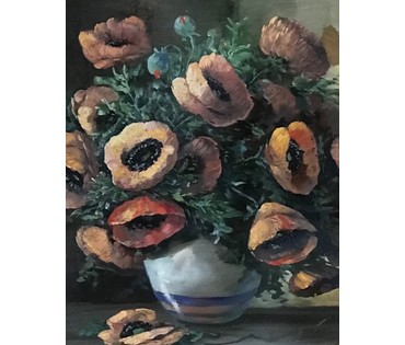 Horst C. "Натюрморт с маками", к. XIX - н. XX вв. (артикул №1073) - фото №5
