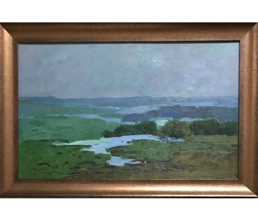 Маслеников П.В. «Последний снег», 1989 г. НЕТ В НАЛИЧИИ (артикул №1078) - фото №1