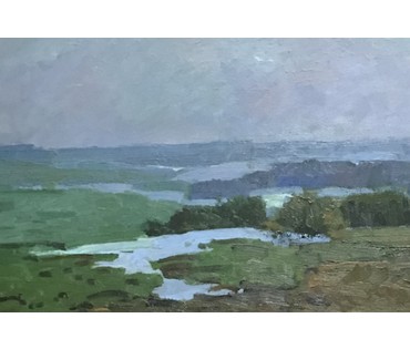 Маслеников П.В. «Последний снег», 1989 г. НЕТ В НАЛИЧИИ (артикул №1078) - фото №3