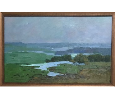 Маслеников П.В. «Последний снег», 1989 г. НЕТ В НАЛИЧИИ (артикул №1078) - фото №4