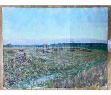 Азгур (Горелова) Г.Г. "Пора уборки урожая", 1954 г. (артикул №1084) - фото №3