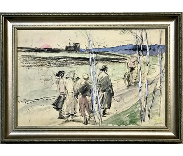 Савицкий М.А. Картина, XX в. НЕТ В НАЛИЧИИ (артикул №1092) - фото №1