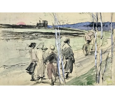 Савицкий М.А. Картина, XX в. НЕТ В НАЛИЧИИ (артикул №1092) - фото №4