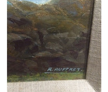 Auffret R. "Крепость на берегу моря", XX в. (артикул №1098) - фото №3