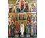 Страстная Пресвятая Богородица, Всем скорбящим Радость, Фёдоровская Богородица и Софья - Премудрость Божья с избранными Святыми. Размеры: 31х26 см. Мстёра, Россия, XIX в. (артикул №209) - фото №4