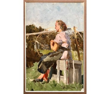 Козловский А.С. Картина, 1958 г. (артикул №1128) - фото №5