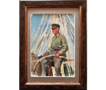 Козловский А.С. Картина, 1958 г. (артикул №1129) - фото №2