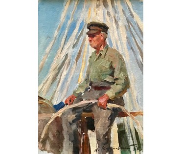 Козловский А.С. Картина, 1958 г. (артикул №1129) - фото №3