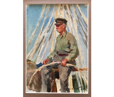Козловский А.С. Картина, 1958 г. (артикул №1129) - фото №4